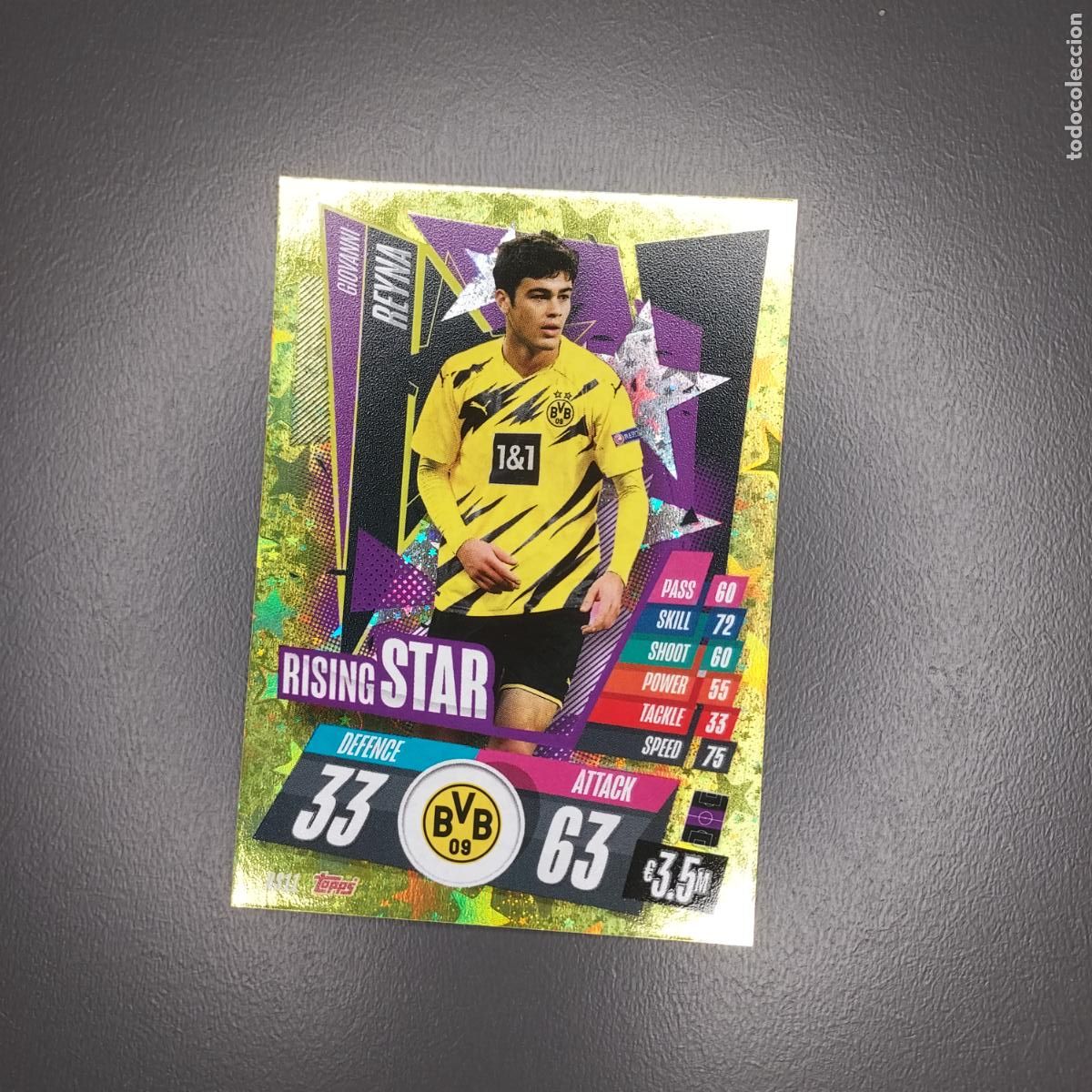 Figurine di Calcio: RS13 REYNA RISING STAR CHAMPIONS LEAGUE 20 21 FICHAS ALBUM TOPPS MATCH ATTAX 2020 2021