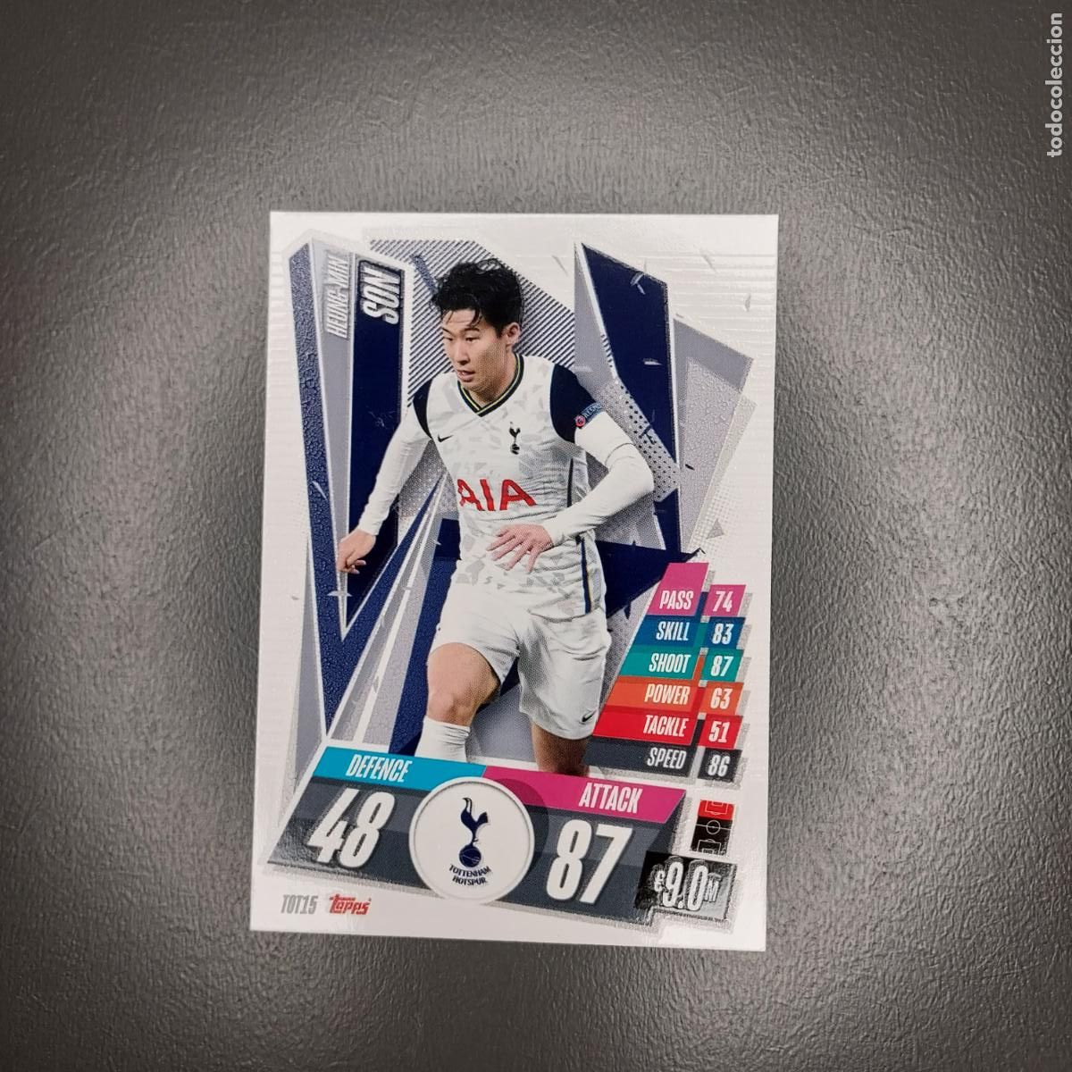 Cromos de F&uacute;tbol: TOT15 SON CHAMPIONS LEAGUE 20 21 FICHAS ALBUM TOPPS MATCH ATTAX 2020 2021