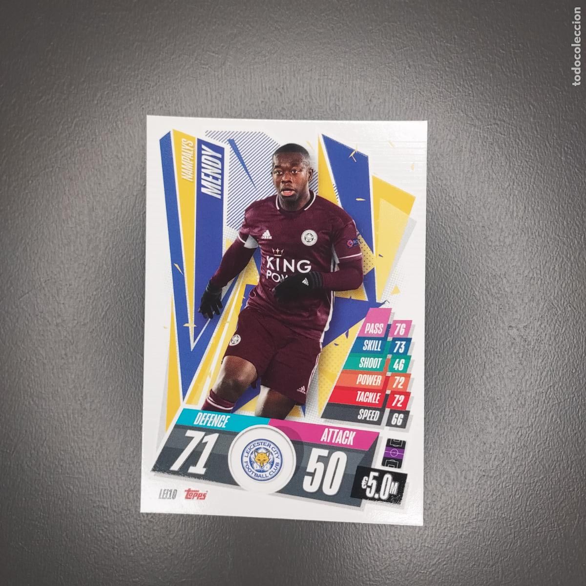 Fu&szlig;ball-Sticker: LEI10 MENDY CHAMPIONS LEAGUE 20 21 FICHAS ALBUM TOPPS MATCH ATTAX 2020 2021