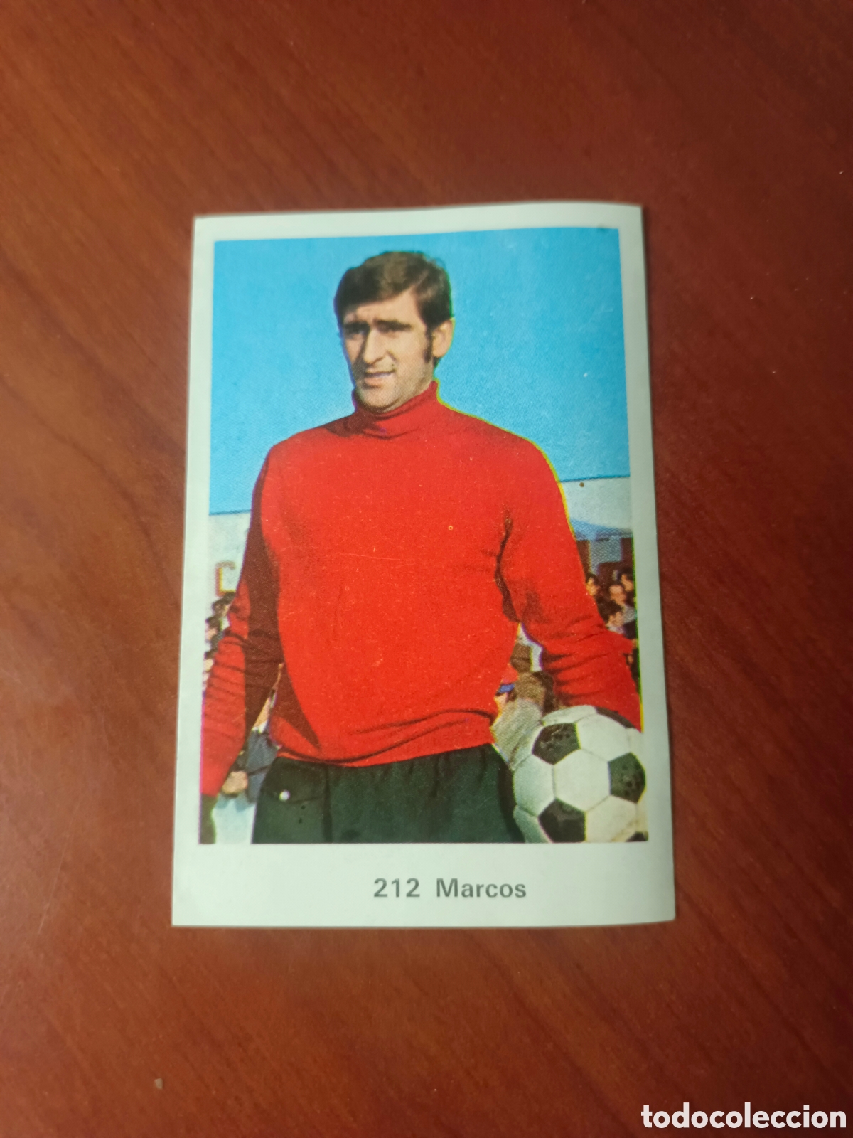 Cromos de F&uacute;tbol: CROMO CAMPEONATO NACIONAL LIGA RUIZ ROMERO 72-73 - N&ordm; 212 MARCOS BURGOS CROMO DOBLE