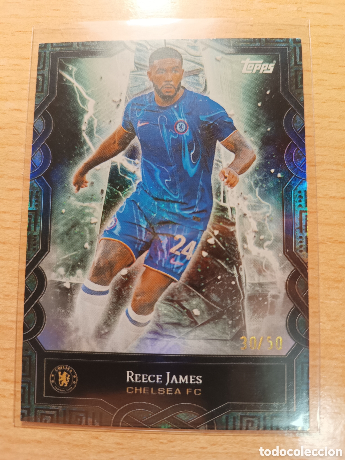 Cromos de F&uacute;tbol: REECE JAMES /50 FAN SET CHELSEA 2024 2025 TOPPS NUMERADA 24 25