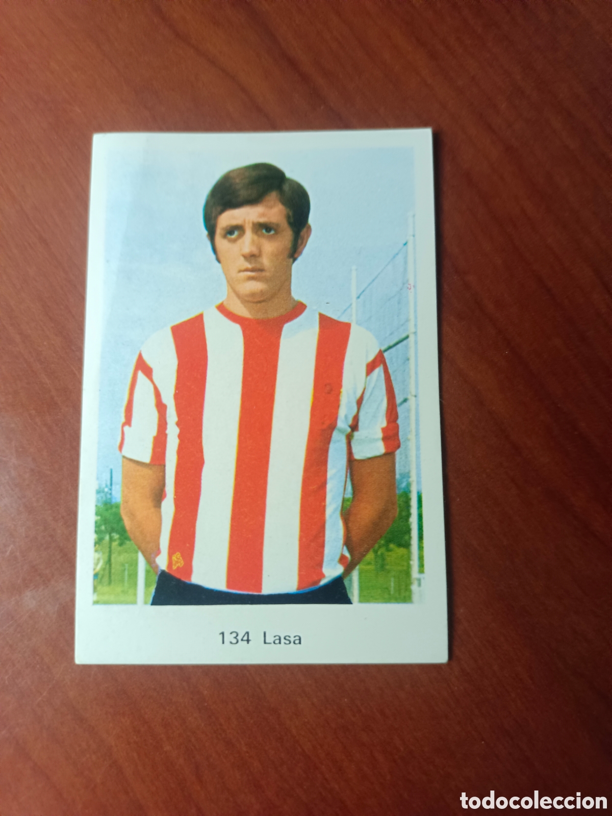 Cromos de F&uacute;tbol: CROMO CAMPEONATO NACIONAL LIGA RUIZ ROMERO 72-73 - N&ordm; 134 LASA - ATH.BILBAO. CROMO DOBLE