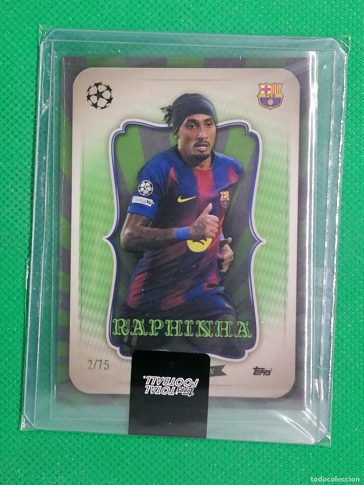Cromos de F&uacute;tbol: 676 RAPHINHA GREATEST SHOW BARCELONA /75 ⚽ TOPPS TOTAL FOOTBALL 25 26 2025 2026 ⚽