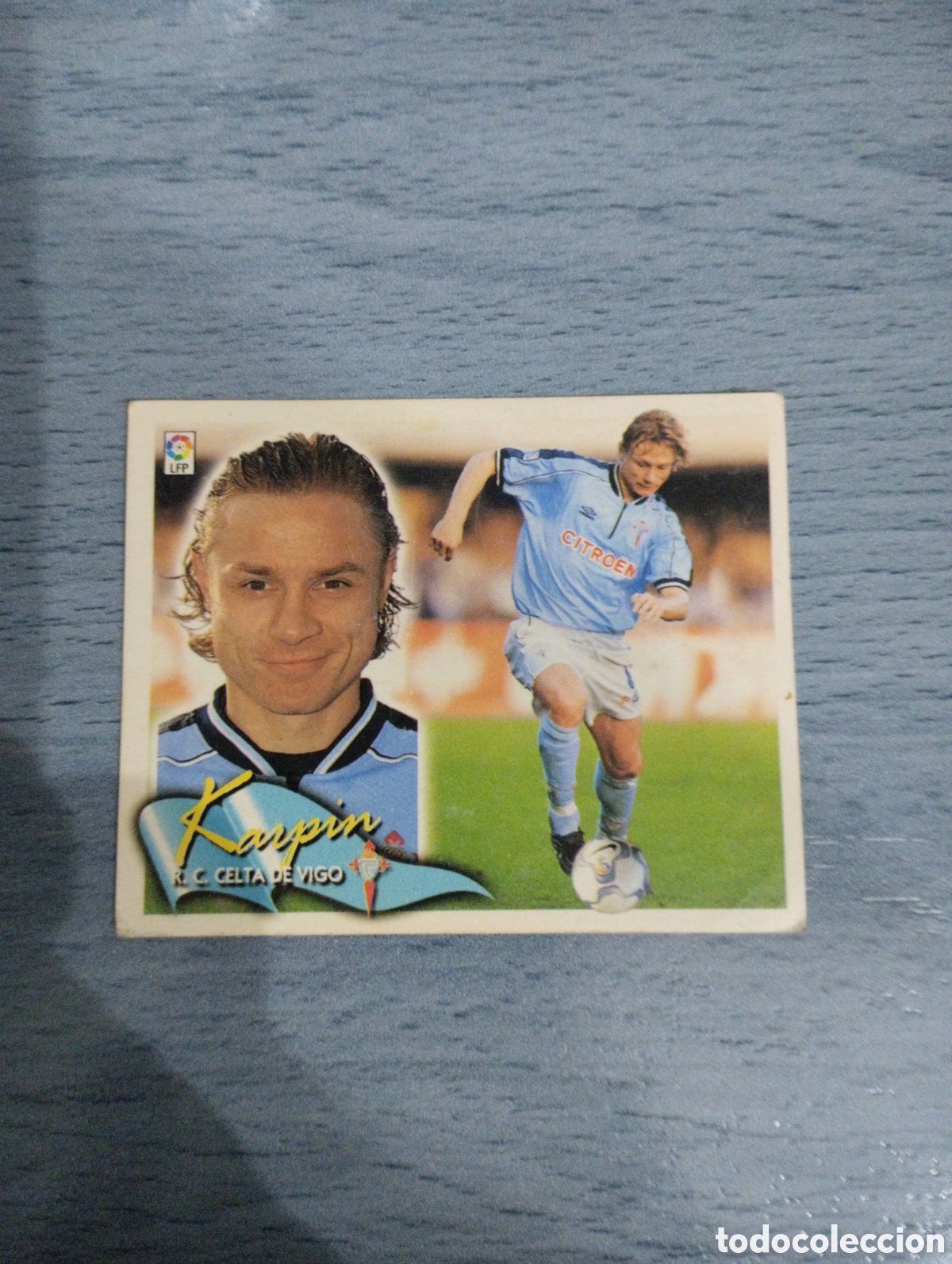 Cromos de F&uacute;tbol: Cromo ediciones este liga 00 01 karpin celta de Vigo sin pegar