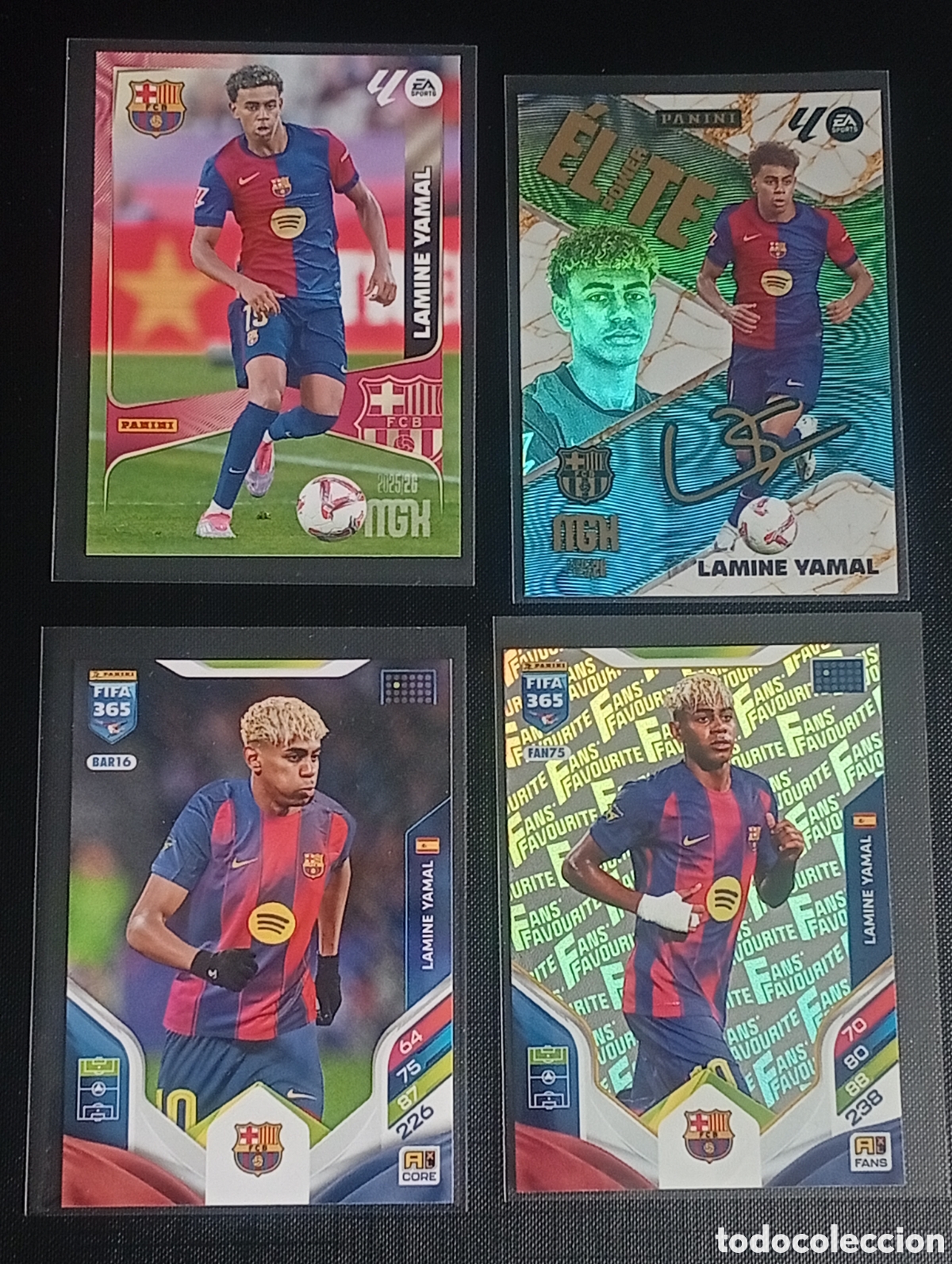 Figurine di Calcio: LOTE YAMAL BARCELONA MEGACRACKS FIFA 365 2025 2026 25 26 CROMOS TOPPS PANINI 88 P9 P 9 BAR16 FAN75