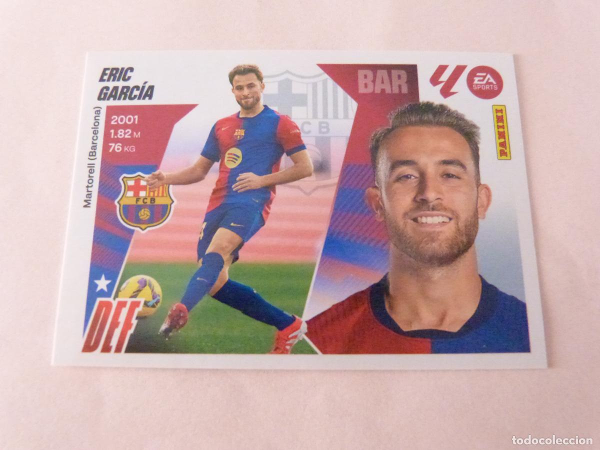 Cromos de f&uacute;tbol: CROMO FUTBOL ERIC GARCIA F.C.BARCELONA SIN PEGAR N&ordm; 9 A LIGA ESTE 2025-2026/25-26 PANINI