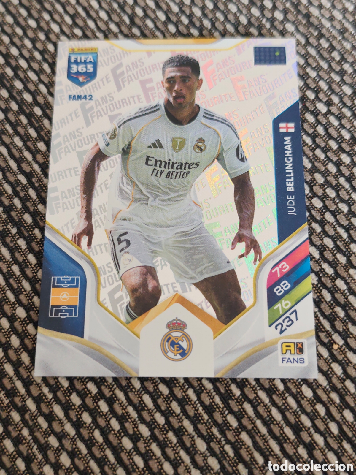 Cromos de f&uacute;tbol: FANS' FAVOURITE 42 BELLINGHAM REAL MADRID FIFA 365 2025 2026 #3