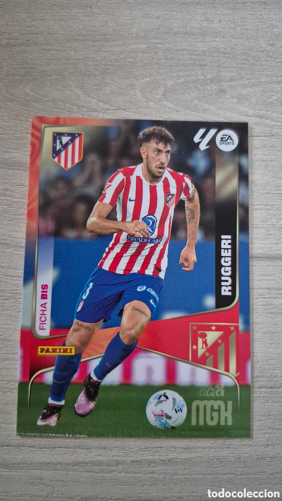 Figurine di Calcio: N&deg;62Bis Atl&eacute;tico Madrid Ruggeri Megacracks 25/26