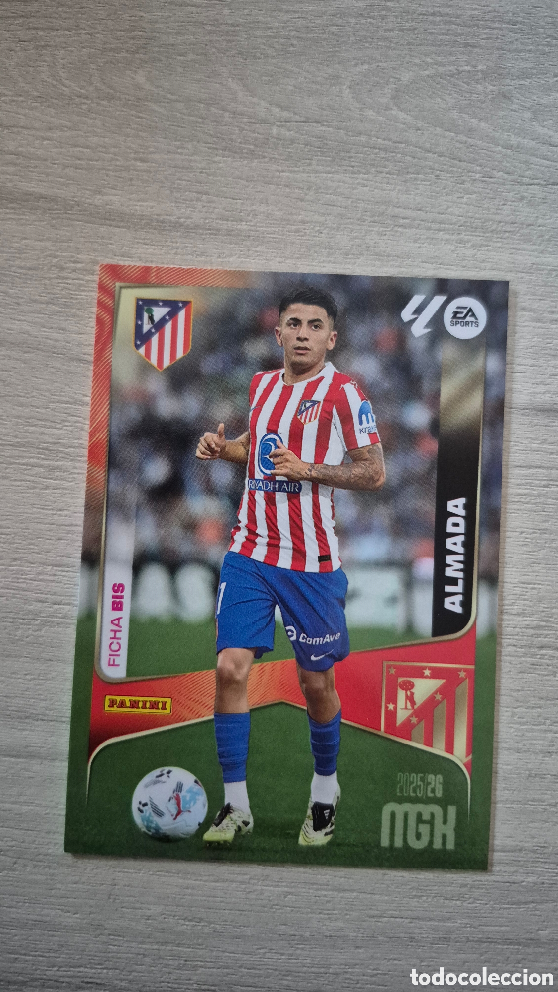 Cromos de Futebol: N&deg;68Bis Atl&eacute;tico Madrid Almada Megacracks 25/26