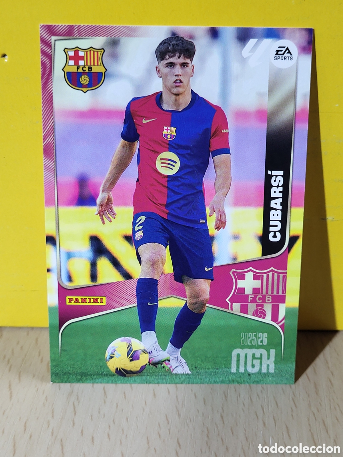 Cromos de F&uacute;tbol: CUBARSI FC BARCELONA BAR&Ccedil;A N&ordm; 77 MGK 2025 2026 25 26 PANINI