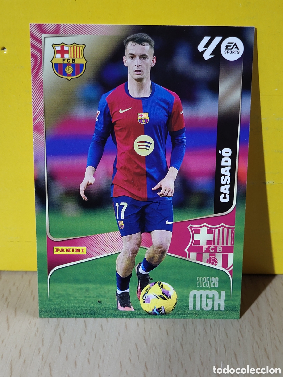Cromos de F&uacute;tbol: CASADO FC BARCELONA BAR&Ccedil;A N&ordm; 82 MGK 2025 2026 25 26 PANINI