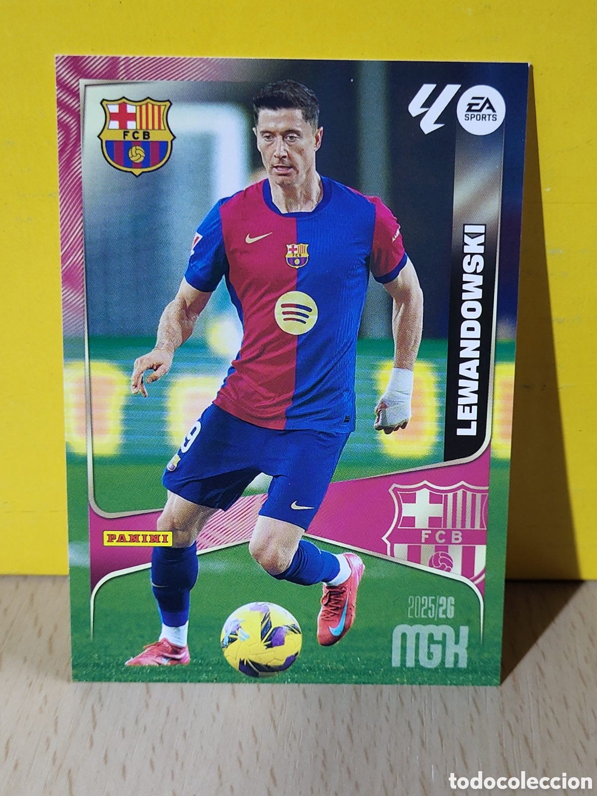 Cromos de f&uacute;tbol: LEWANDOWSKI FC BARCELONA BAR&Ccedil;A N&ordm; 89 MGK 2025 2026 25 26 PANINI