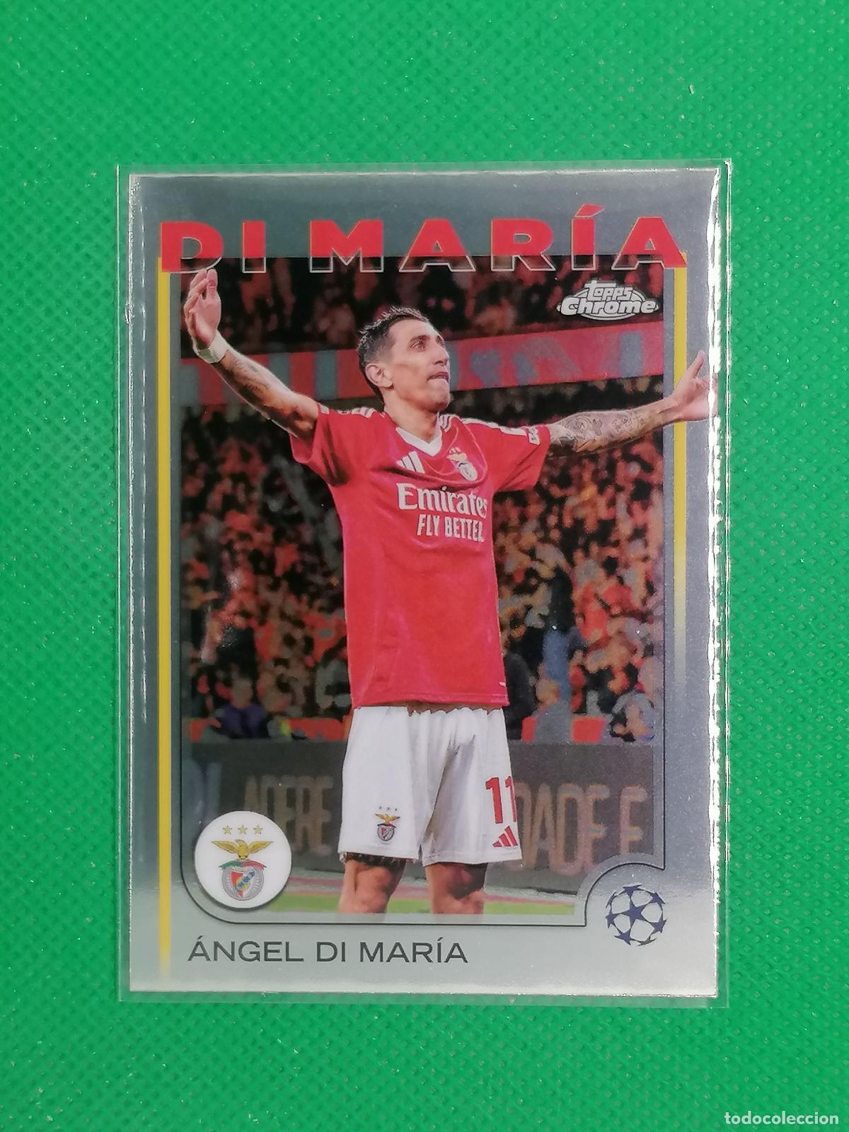 Cartes &agrave; collectionner de Football: 60 ANGEL DI MARIA BENFICA ⚽ TOPPS CHROME UCC 24 25 2024 2025 ⚽