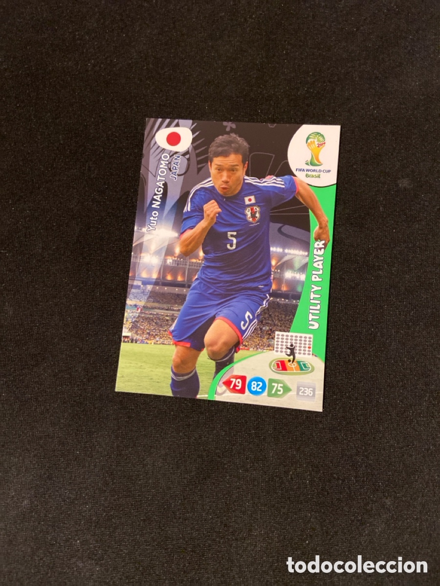 Cromos de F&uacute;tbol: NAGATOMO 225 (JAP&Oacute;N) PANINI ADRENALYN MUNDIAL 2014 BRASIL 14 FUTBOL CARTA A-1