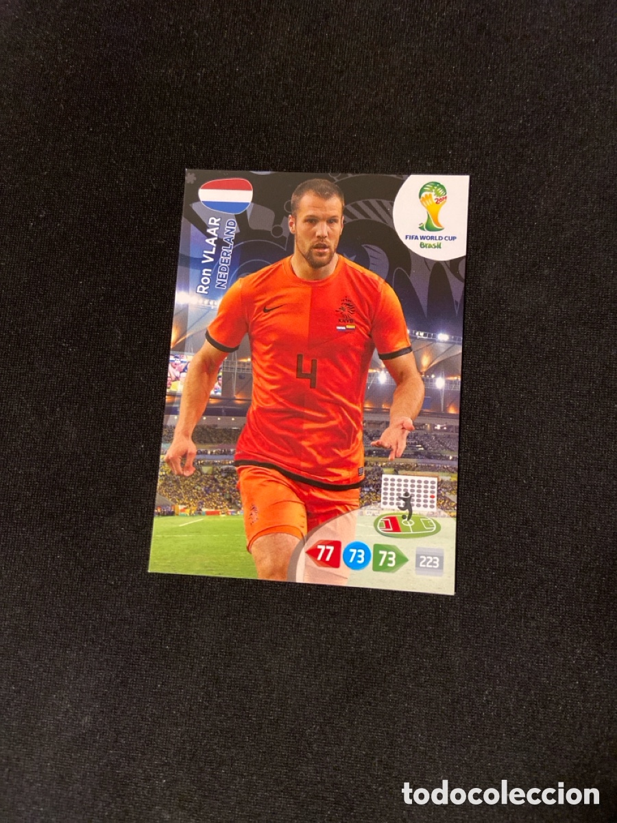 Figurine di Calcio: RON VLAAR 254 (HOLANDA) PANINI ADRENALYN MUNDIAL 2014 BRASIL 14 FUTBOL CARTA A-1