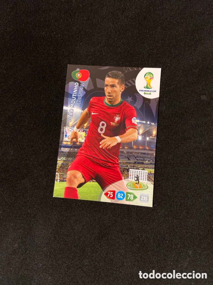 Figurine di Calcio: JOAO MOUTINHO 274 (PORTUGAL) PANINI ADRENALYN MUNDIAL 2014 BRASIL 14 FUTBOL CARTA A-1