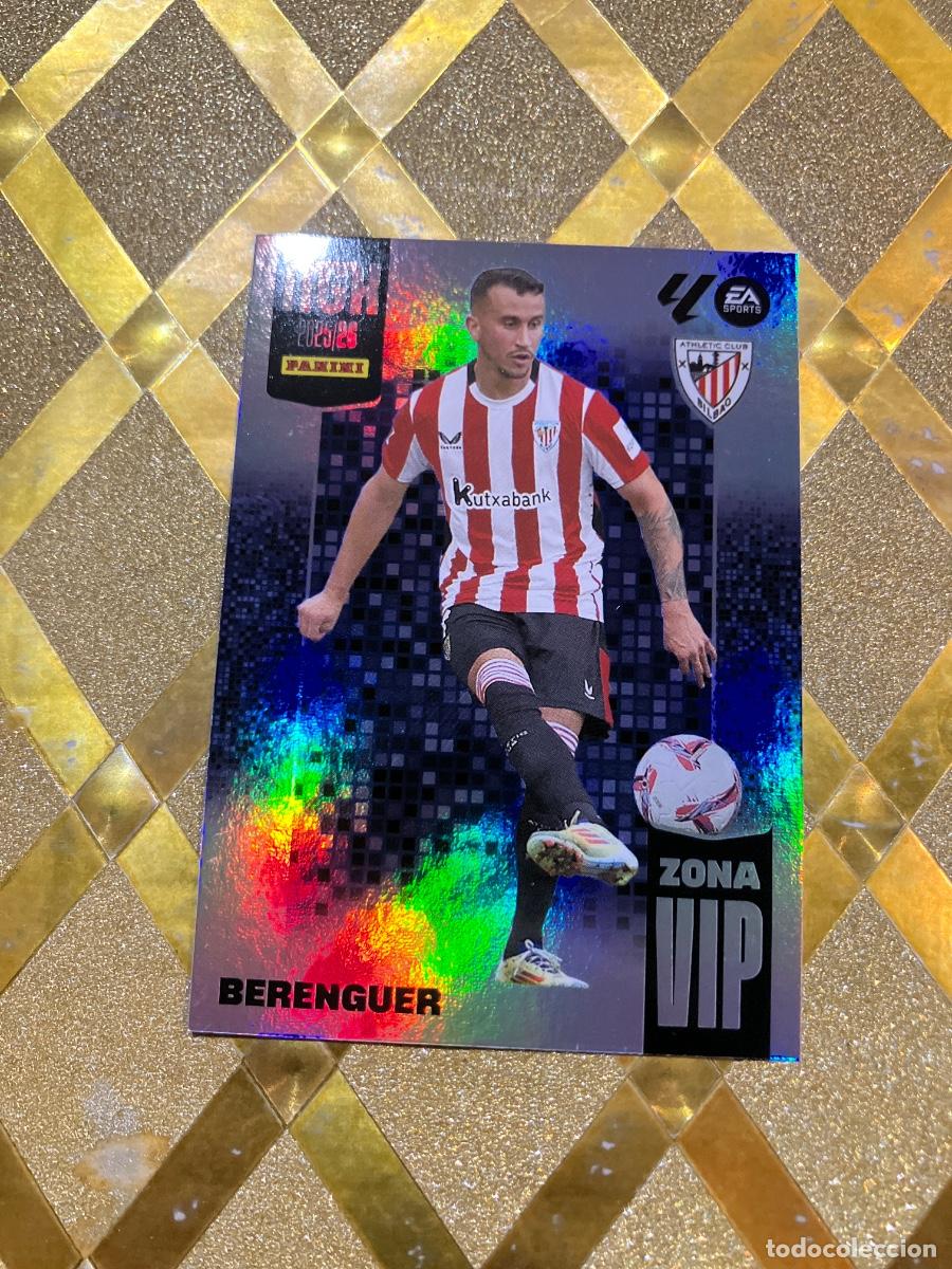 Cromos de Futebol: CROMO DE FUTBOL NUMERO 390 BERENGUER ATHLETIC BILBAO ZONA VIP MEGACRACKS 2025 2026 MGK PANINI !