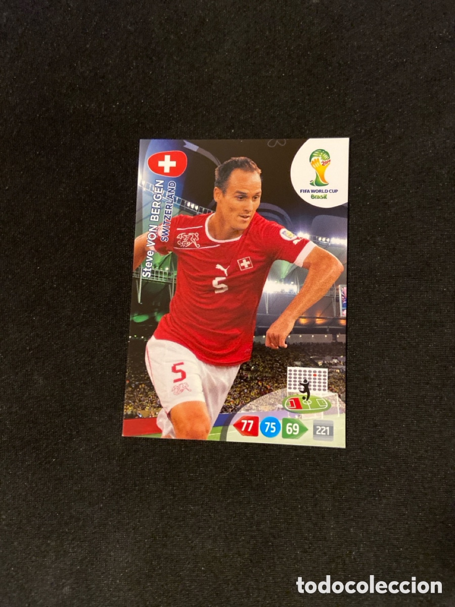 Fu&szlig;ball-Sticker: BERGEN 295 (SUIZA) PANINI ADRENALYN MUNDIAL 2014 BRASIL 14 FUTBOL CARTA A-1
