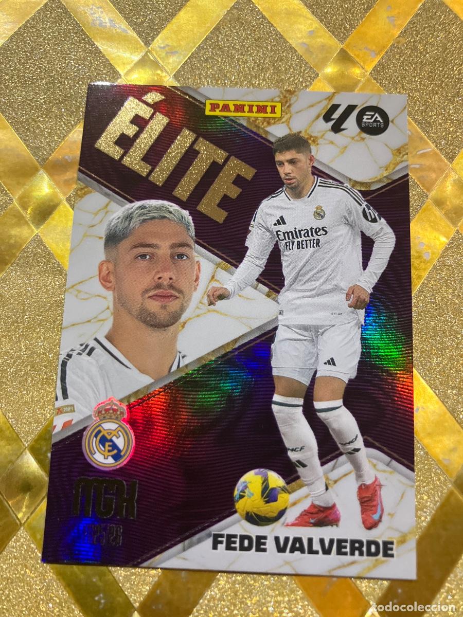 Cromos de f&uacute;tbol: CROMO DE FUTBOL NUMERO 5 FEDE VALVERDE REAL MADRID ELITE MEGACRACKS 2025 2026 MGK PANINI !