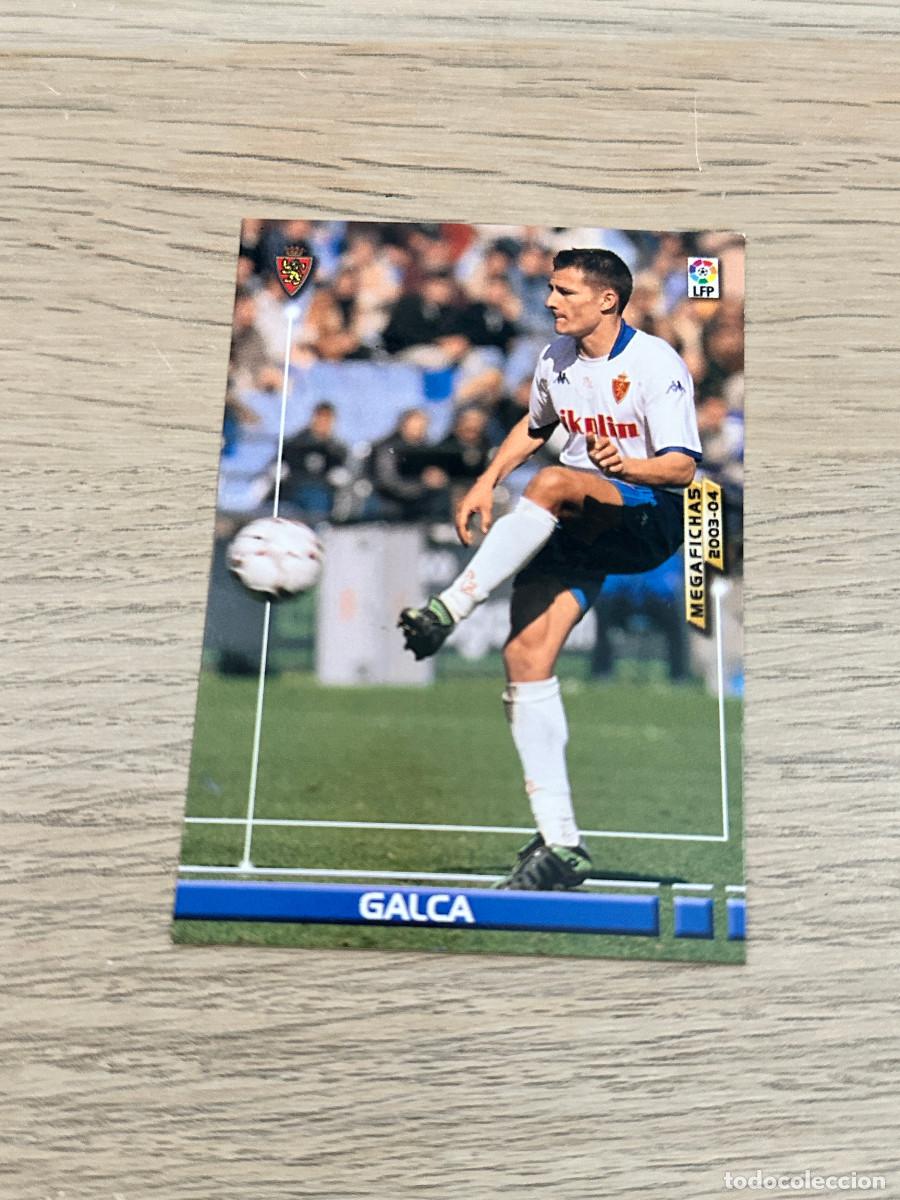 Fu&szlig;ball-Sticker: GALCA n&ordm; 351 ZARAGOZA MEGAFICHAS 2003 2004 PANINI 03 04