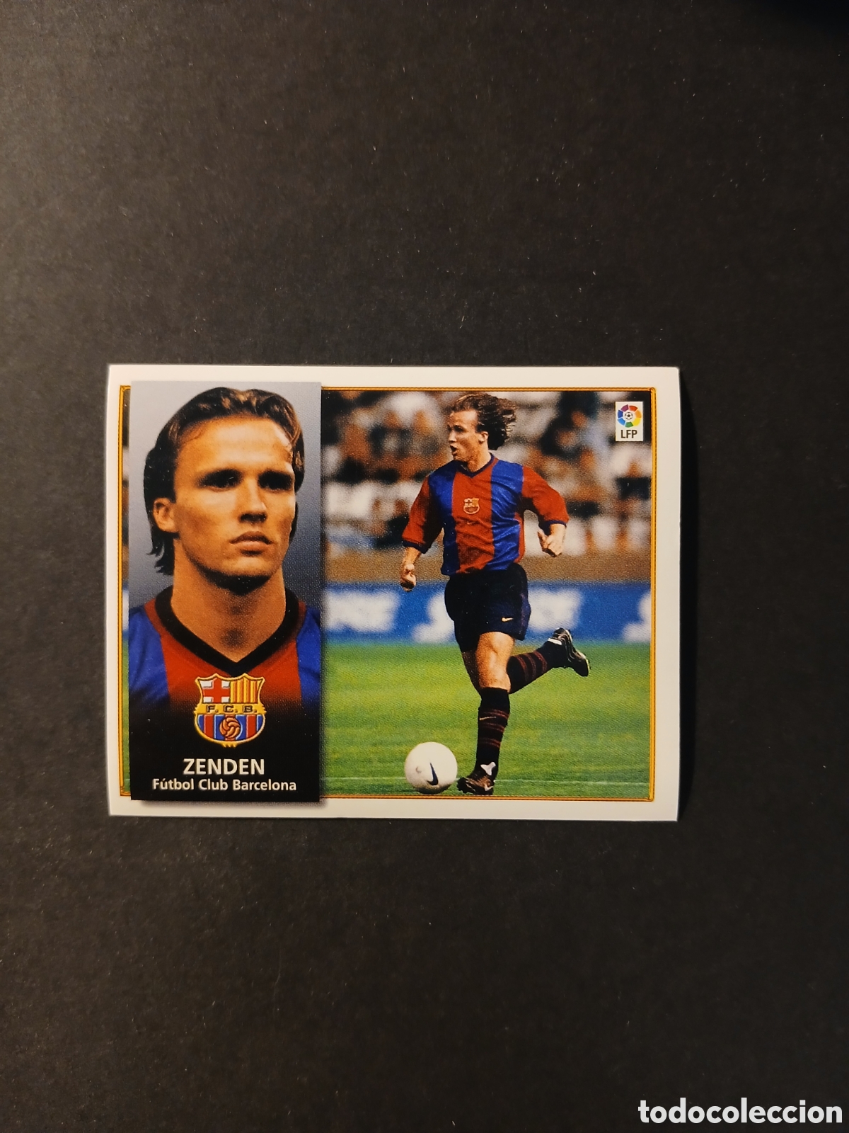 Cromos de f&uacute;tbol: ZENDEN BARCELONA VERSION LIGA ESTE 1998/99 98 99 NUNCA PEGADO SIN PEGAR