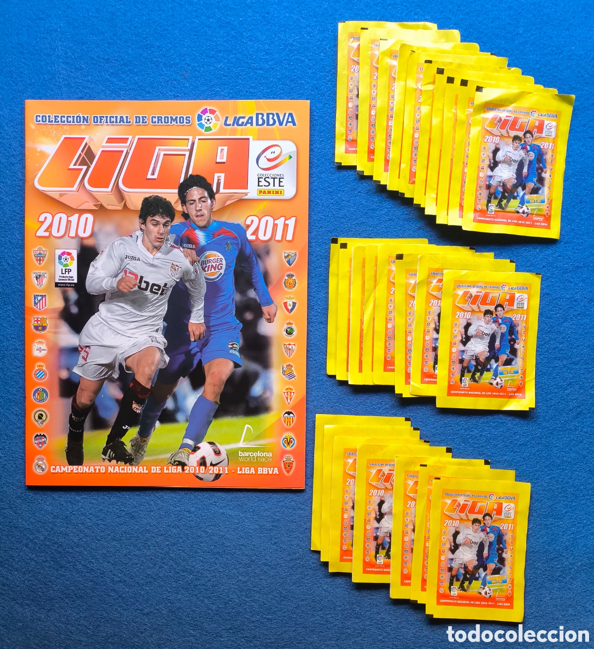 Cromos de f&uacute;tbol: F&Uacute;TBOL &Aacute;LBUM DE CROMOS LIGA 2010 - 2011 SIN ABRIR