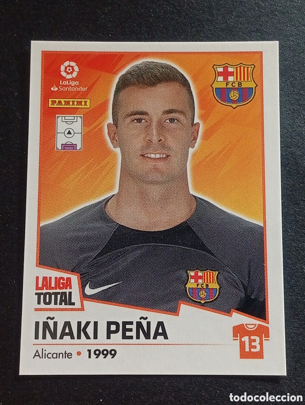 Fu&szlig;ball-Sticker: 70 I&Ntilde;AKI PE&Ntilde;A BARCELONA LALIGA TOTAL 2022 2023 22 23 LA LIGA PANINI CROMOS STICKERS