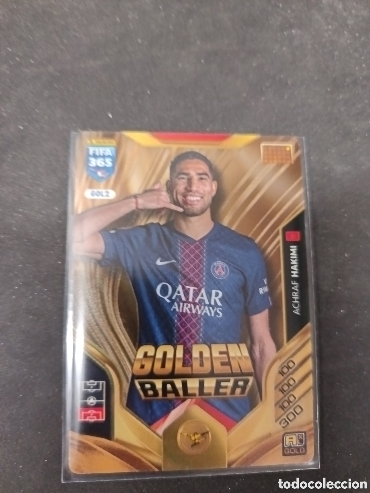 Cromos de F&uacute;tbol: Hakimi GOLDEN BALLER PANINI ADRENALYN FIFA 365 2025 2026