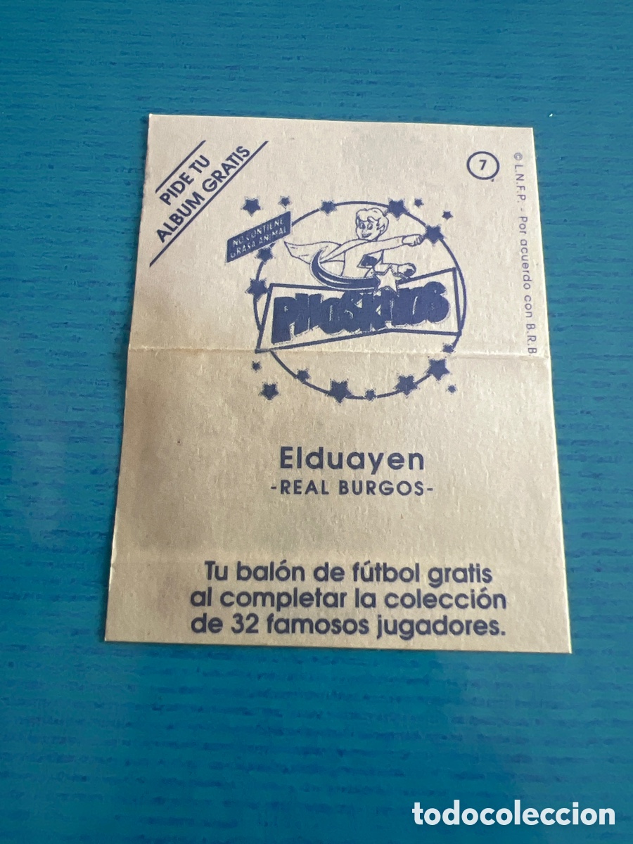 Cromos de f&uacute;tbol: Phoskitos n&uacute;mero 7 elduayen - Foto 2