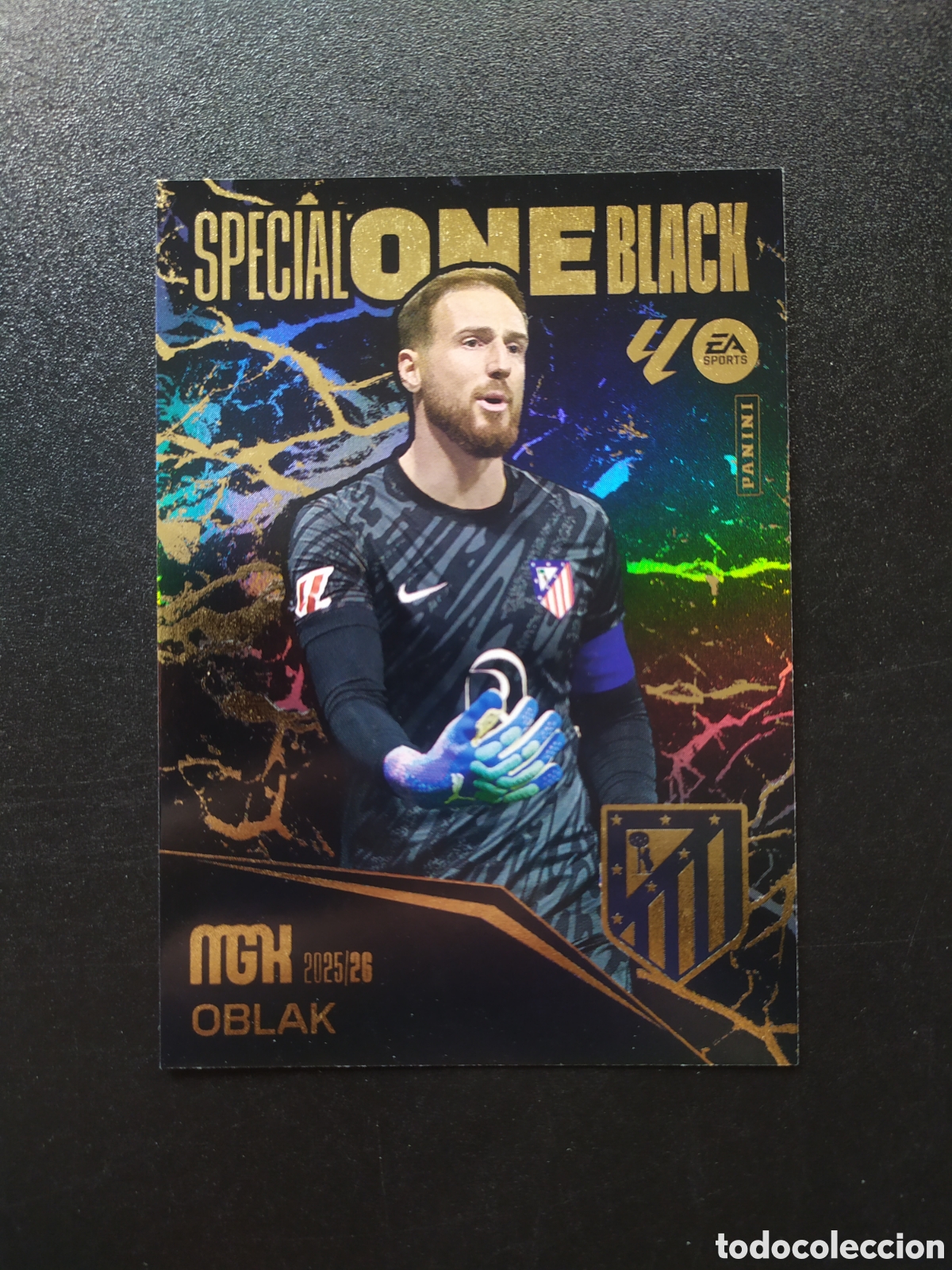 Cromos de Futebol: Megacracks 2025 2026 25 26 panini Oblak special one black Atl&eacute;tico Madrid