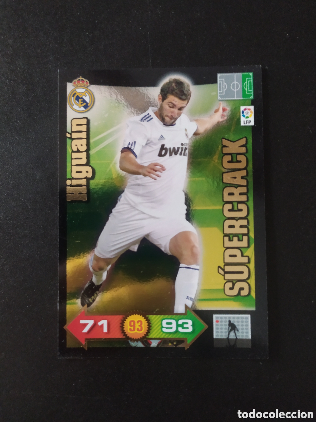 Cromos de F&uacute;tbol: Adrenalyn 2010 2011 10 11 panini Higuain supercrack n&deg; 421 Real Madrid