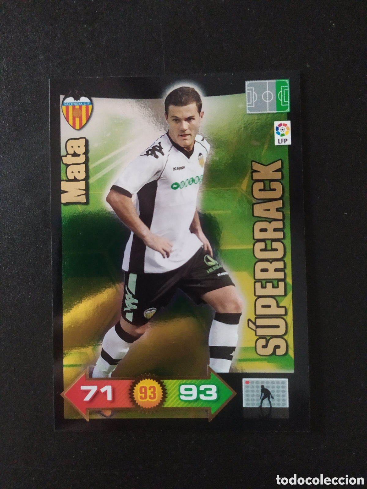 Cromos de Futebol: Adrenalyn 2010 2011 10 11 panini Mata supercrack n&deg; 423 Valencia