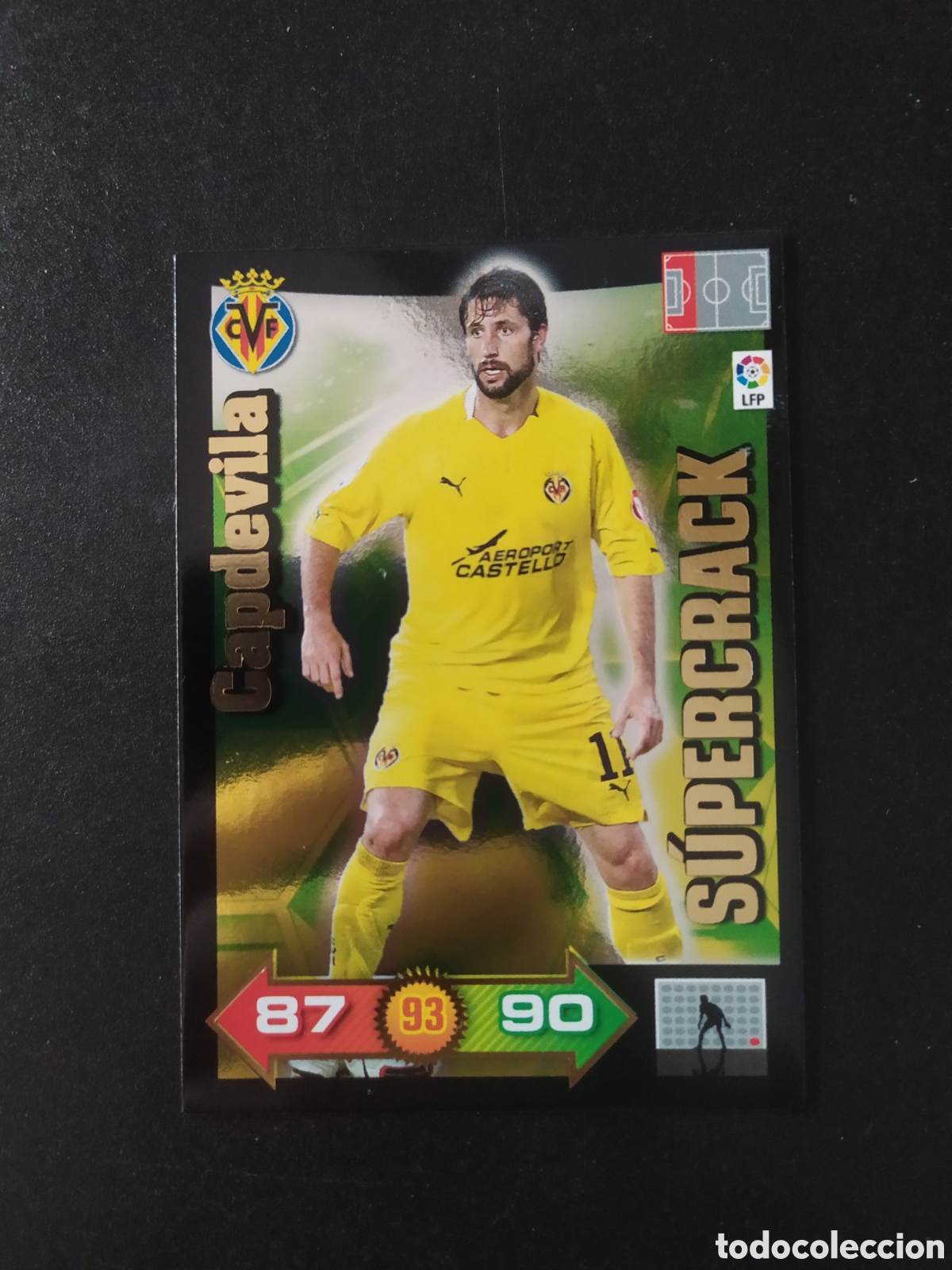 Cromos de Futebol: Adrenalyn 2010 2011 10 11 panini Capdevila supercrack n&deg; 424 Villarreal