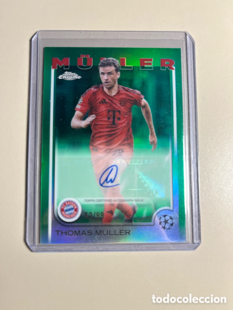 Fu&szlig;ball-Sticker: Thomas Muller Auto /99