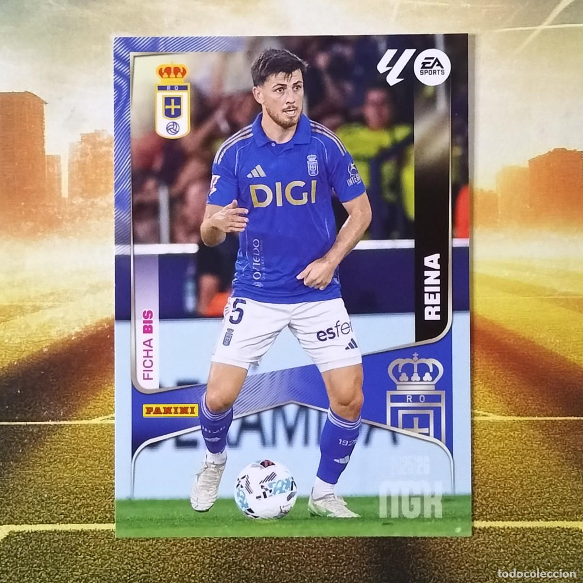 Fu&szlig;ball-Sticker: #280 BIS Reina | Real Oviedo | 2025 2026 Megacracks LaLiga Panini 25 26 MGK
