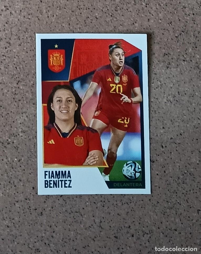 Figurine di Calcio: Cromo 62 Fiamma Ben&iacute;tez. Colecci&oacute;n Oficial de la Selecci&oacute;n Espa&ntilde;ola de F&uacute;tbol 2024 PANINI Nuevo