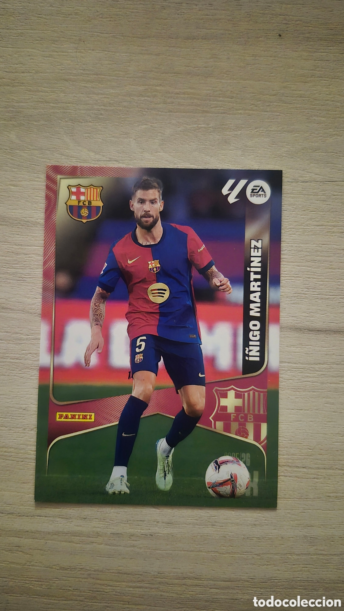 Cromos de f&uacute;tbol: N&deg;79 Barcelona I&ntilde;igo Mart&iacute;nez Megacracks 25/26