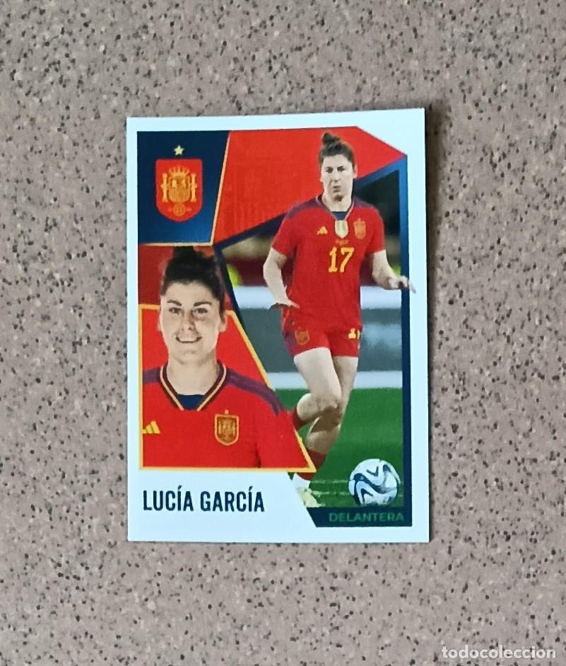 Figurine di Calcio: Cromo 59 Luc&iacute;a Garc&iacute;a. Colecci&oacute;n Oficial de la Selecci&oacute;n Espa&ntilde;ola de F&uacute;tbol 2024 PANINI Nuevo