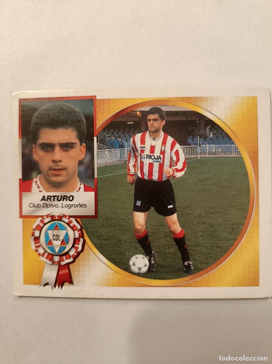 Cromos de f&uacute;tbol: ARTURO (COLOCA) C.D. LOGRO&Ntilde;&Eacute;S 94/95 ESTE - Foto 1