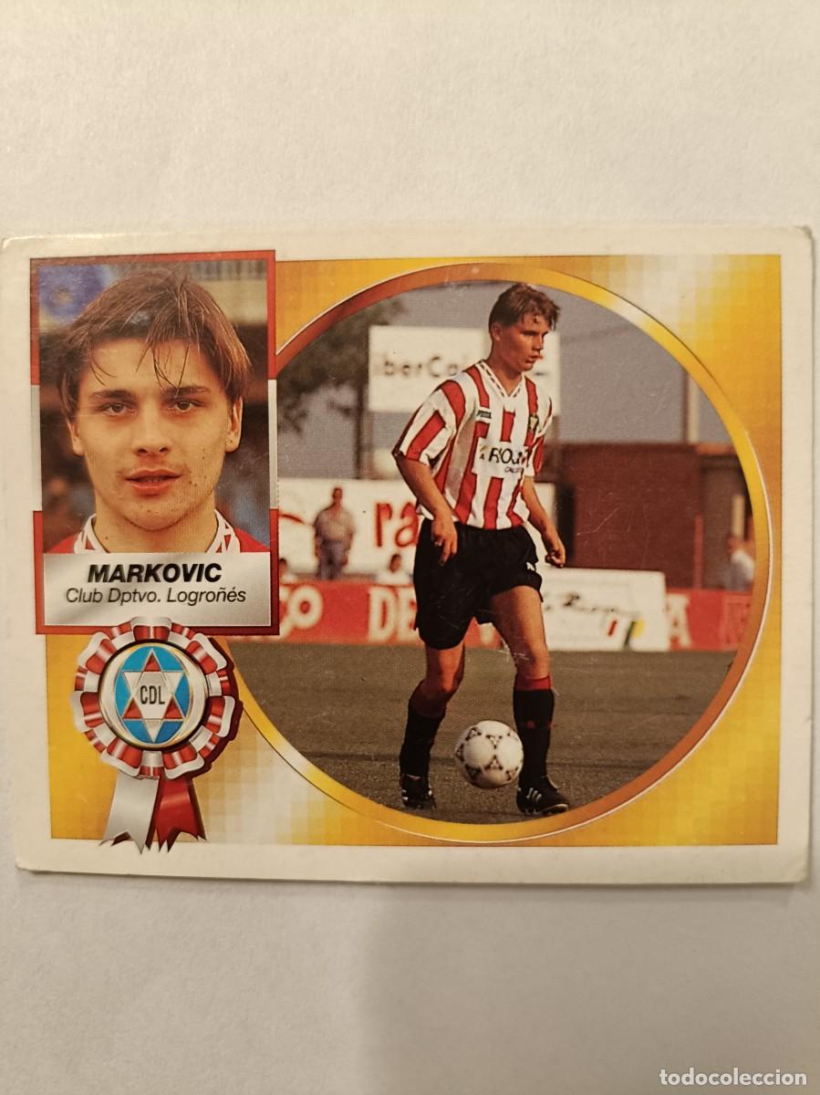 Cromos de f&uacute;tbol: MARKOVIC C.D. LOGRO&Ntilde;&Eacute;S 94/95 ESTE - Foto 1