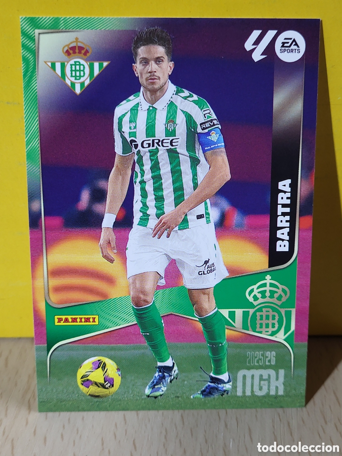 Cromos de f&uacute;tbol: BARTRA REAL BETIS N&ordm; 95 MGK 2025 2026 25 26 PANINI