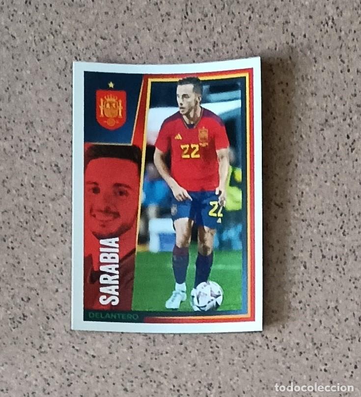 Figurine di Calcio: Cromo 33 Sarabia. Colecci&oacute;n Oficial de la Selecci&oacute;n Espa&ntilde;ola de F&uacute;tbol 2024 PANINI Nuevo