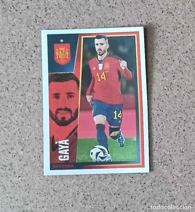 Figurine di Calcio: Cromo 16 Gay&agrave;. Colecci&oacute;n Oficial de la Selecci&oacute;n Espa&ntilde;ola de F&uacute;tbol 2024 PANINI Nuevo