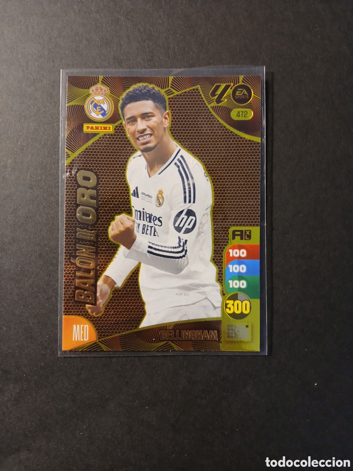 Cartes &agrave; collectionner de Football: BELLINGHAM REAL MADRID 472 BALON DE ORO ADRENALYN XL LIGA 2024/2025 24 25 PANINI