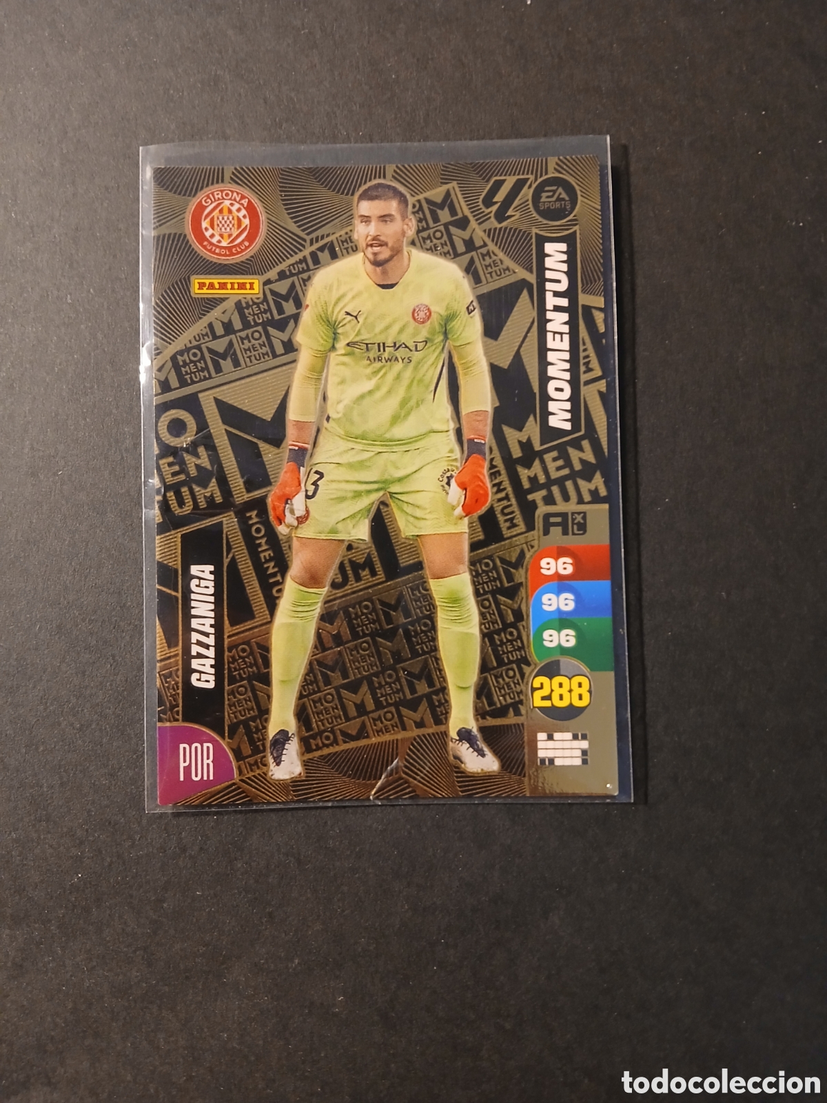 Cromos de F&uacute;tbol: GAZZANIGA GIRONA MOMENTUM ADRENALYN XL LIGA 2024/2025 24 25 PANINI