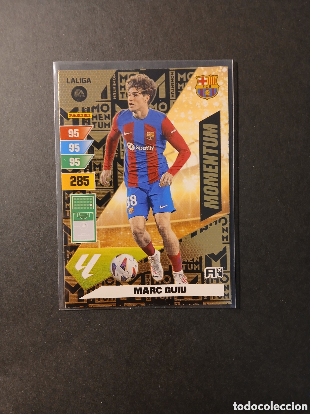 Cromos de F&uacute;tbol: MARC GUIU BARCELONA MOMENTUM ADRENALYN XL LIGA 2023/2024 23 24 PANINI