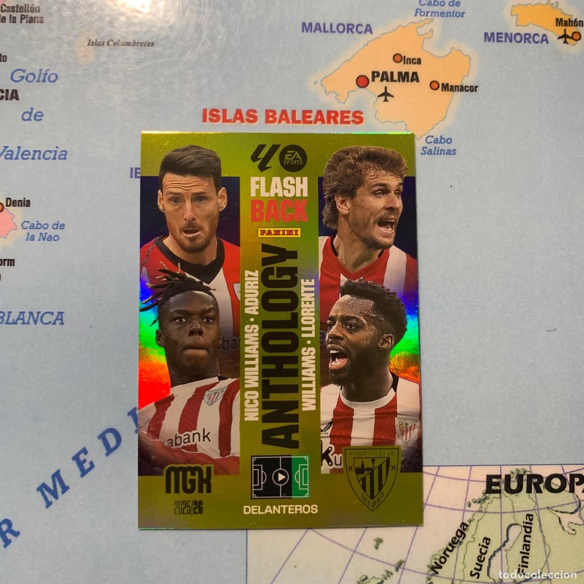 Cromos de f&uacute;tbol: Flashback Anthology n&uacute;mero 433 del Athletic de Bilbao megacracks 25-26 2025-2026