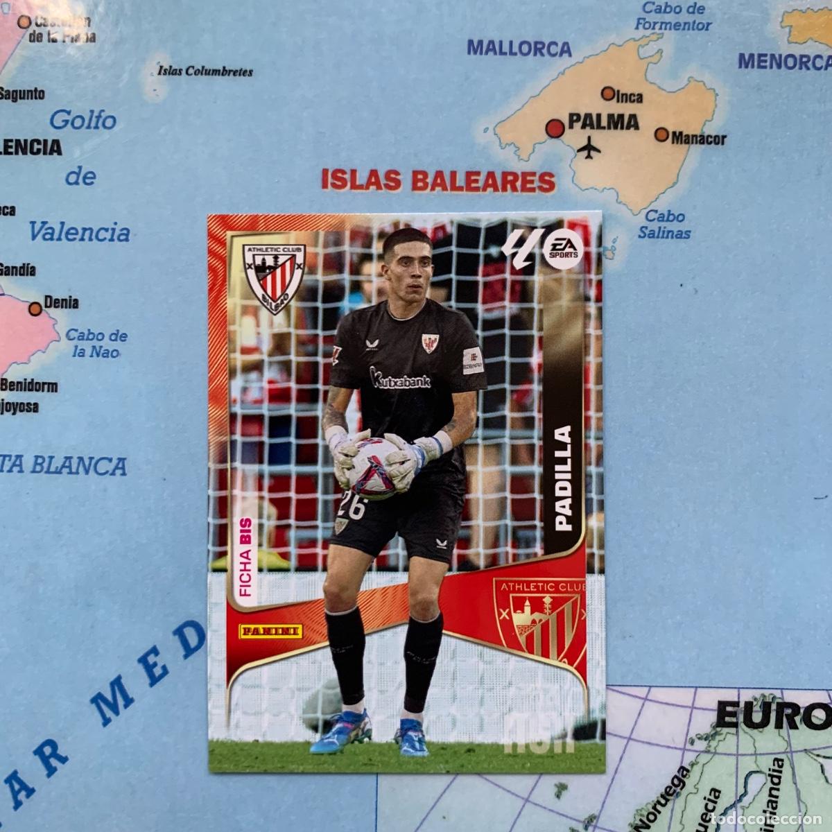 Cromos de f&uacute;tbol: Padilla n&uacute;mero 39 Bis del Athletic d&eacute; Bilbao Megacracks 25-26 2025-2026