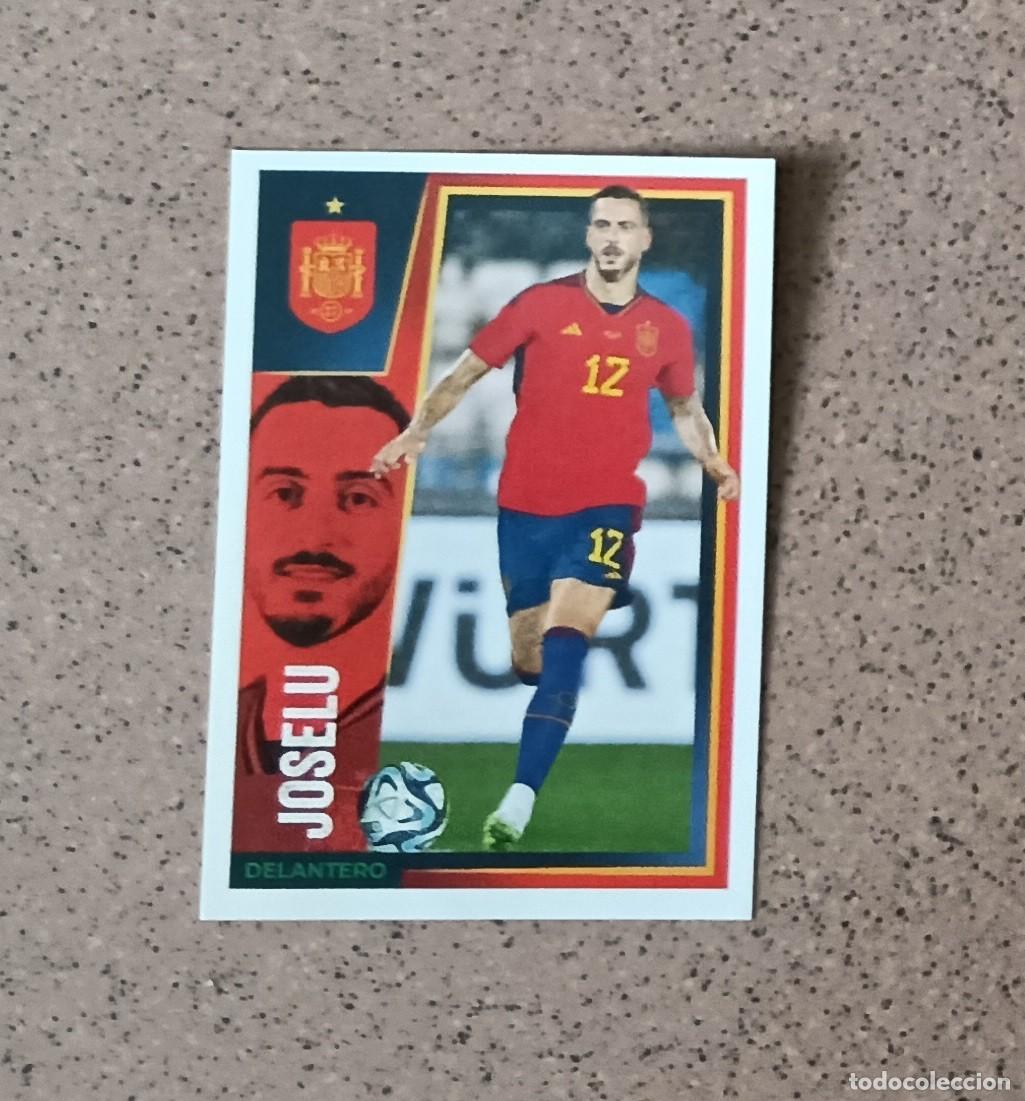 Figurine di Calcio: Cromo 36 Joselu. Colecci&oacute;n Oficial de la Selecci&oacute;n Espa&ntilde;ola de F&uacute;tbol 2024. PANINI. Nuevo