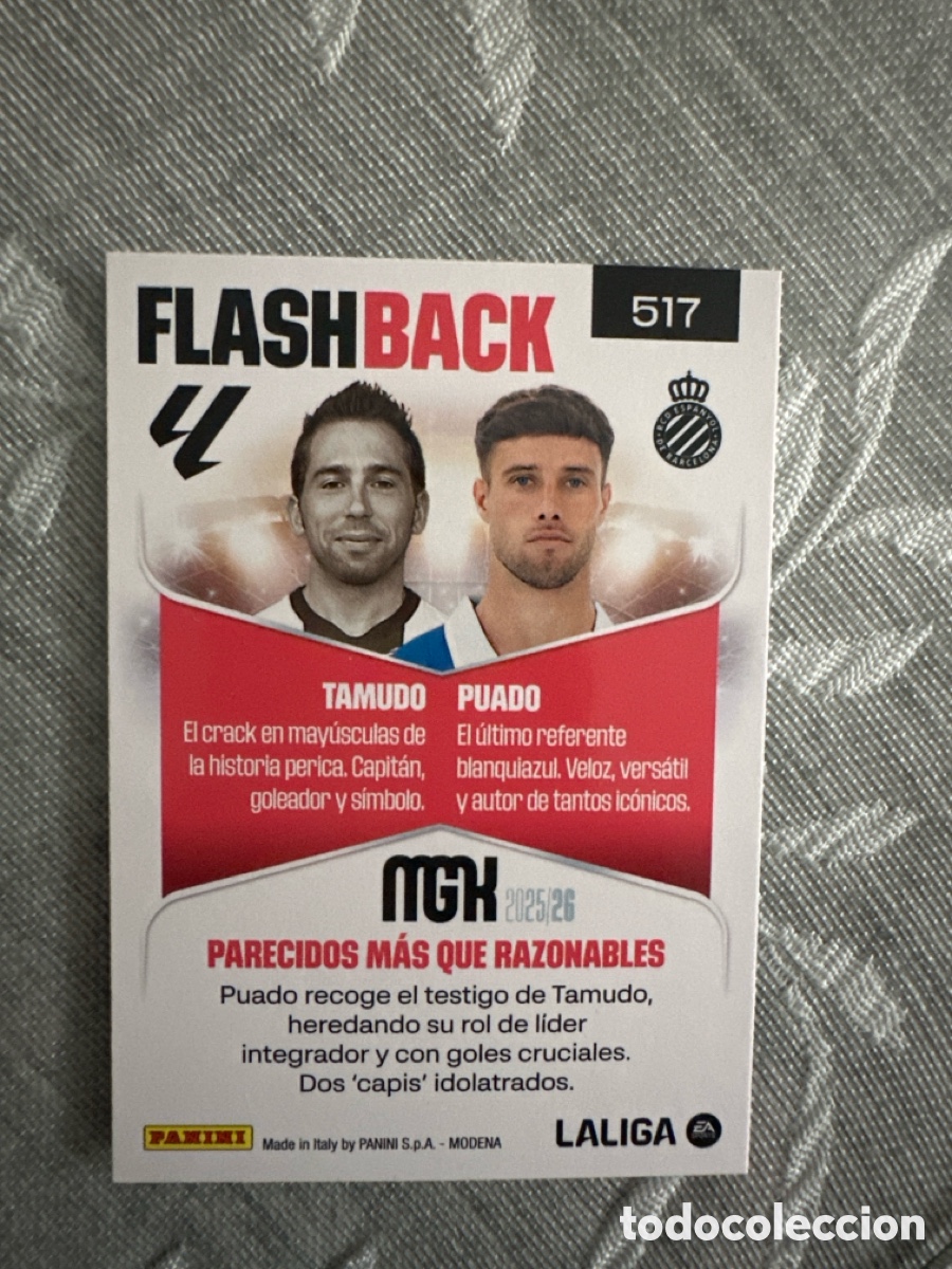 Cromos de f&uacute;tbol: Flashback tamudo puado 517 - Foto 2